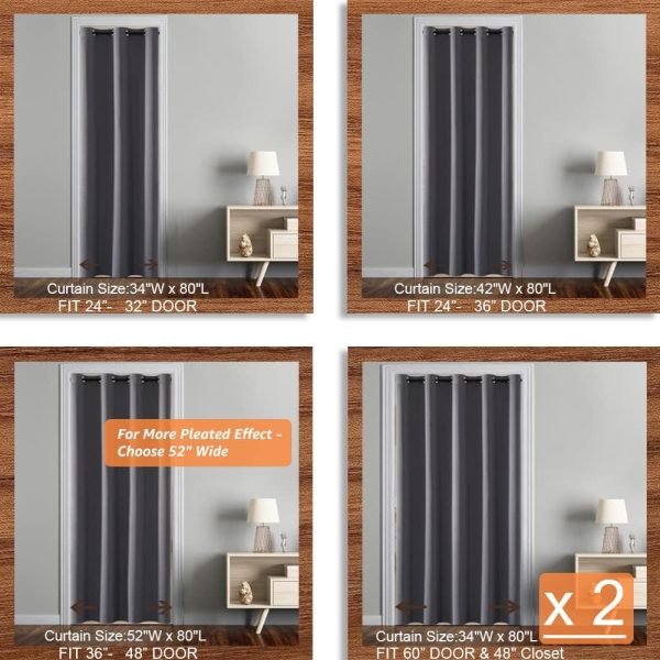 Doorway Curtains for Door,Closet Curtain for Open Closet - Image 2